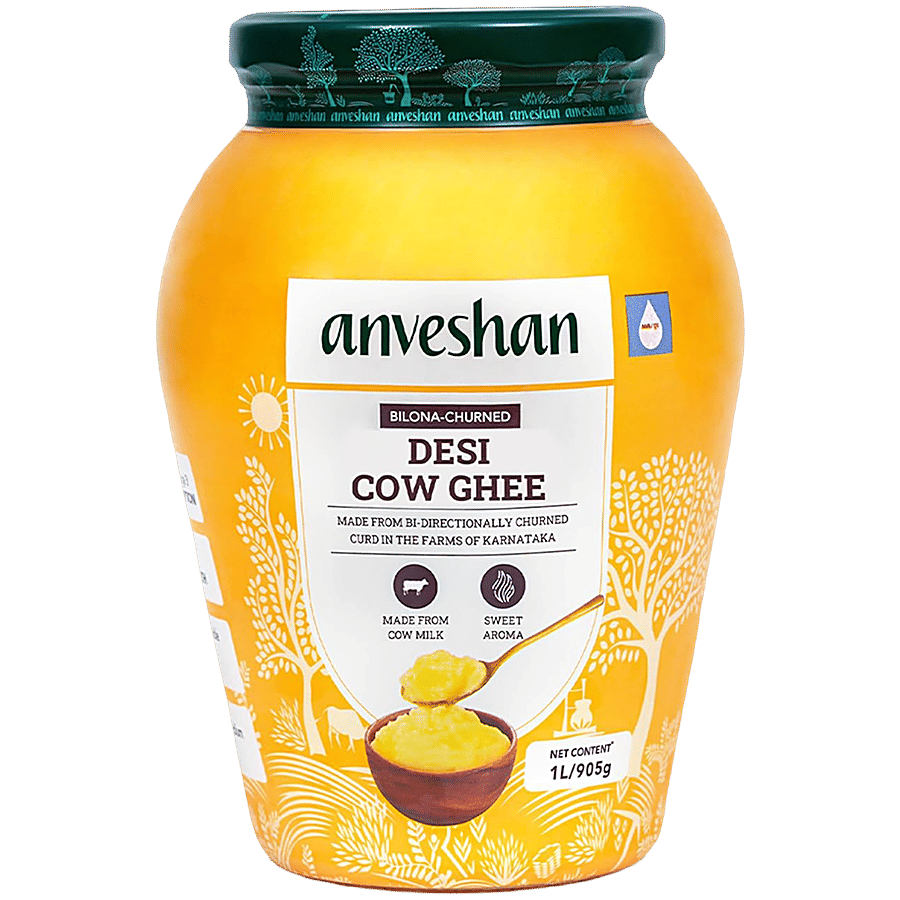 Anveshan A2 Desi Cow Ghee - Ghee & Vanaspati on OZO Mart