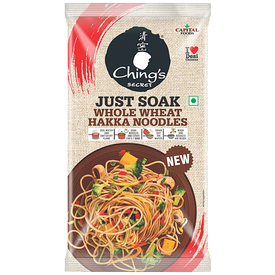 Ching's Secret Just Soak - Whole Wheat Veg Hakka Noodles - Noodles & Pasta on OZO Mart