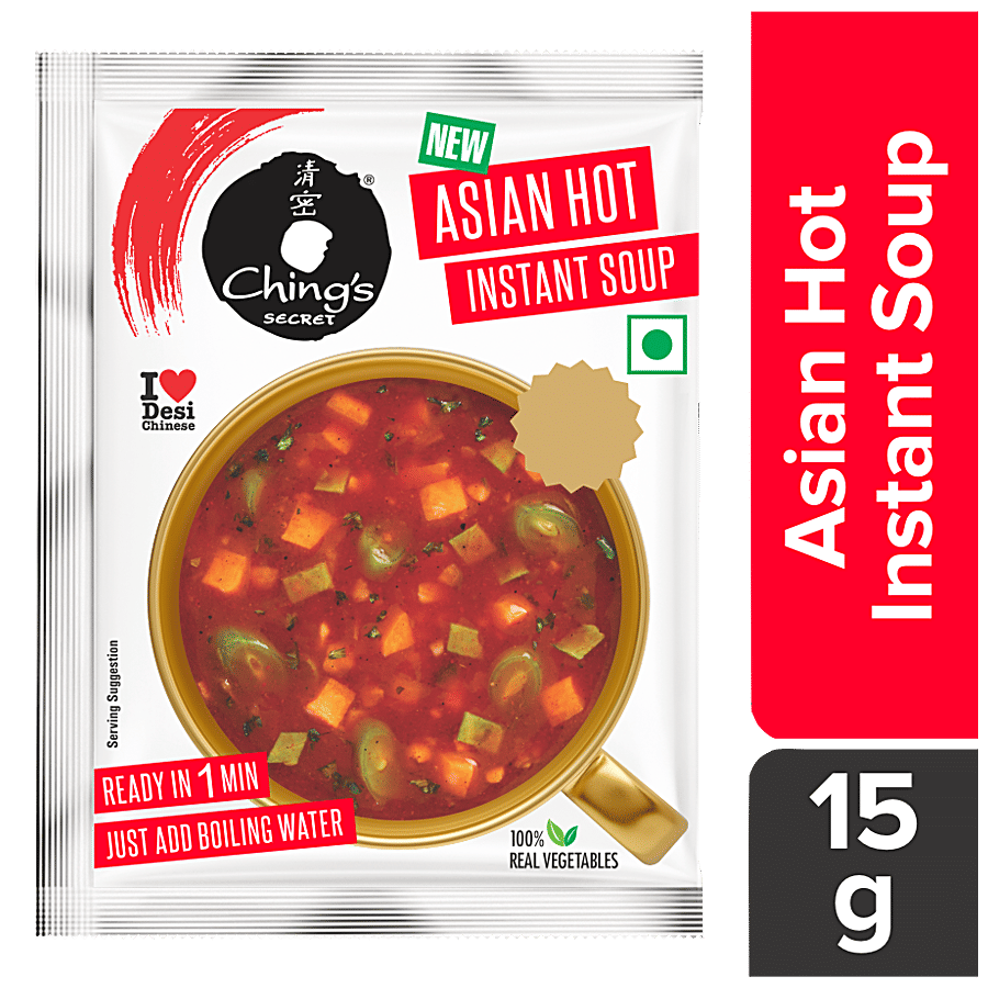 Ching's Secret Asian Hot Instant Soup - Real Vegetables - Ready Meals on OZO Mart
