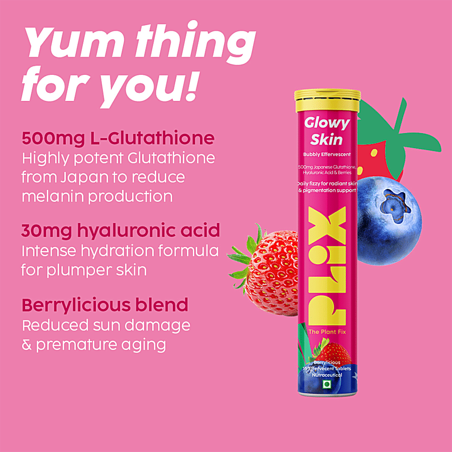 Buy Plix Olena Glutathione Skin Glow Effervescent Tablet - Reduces