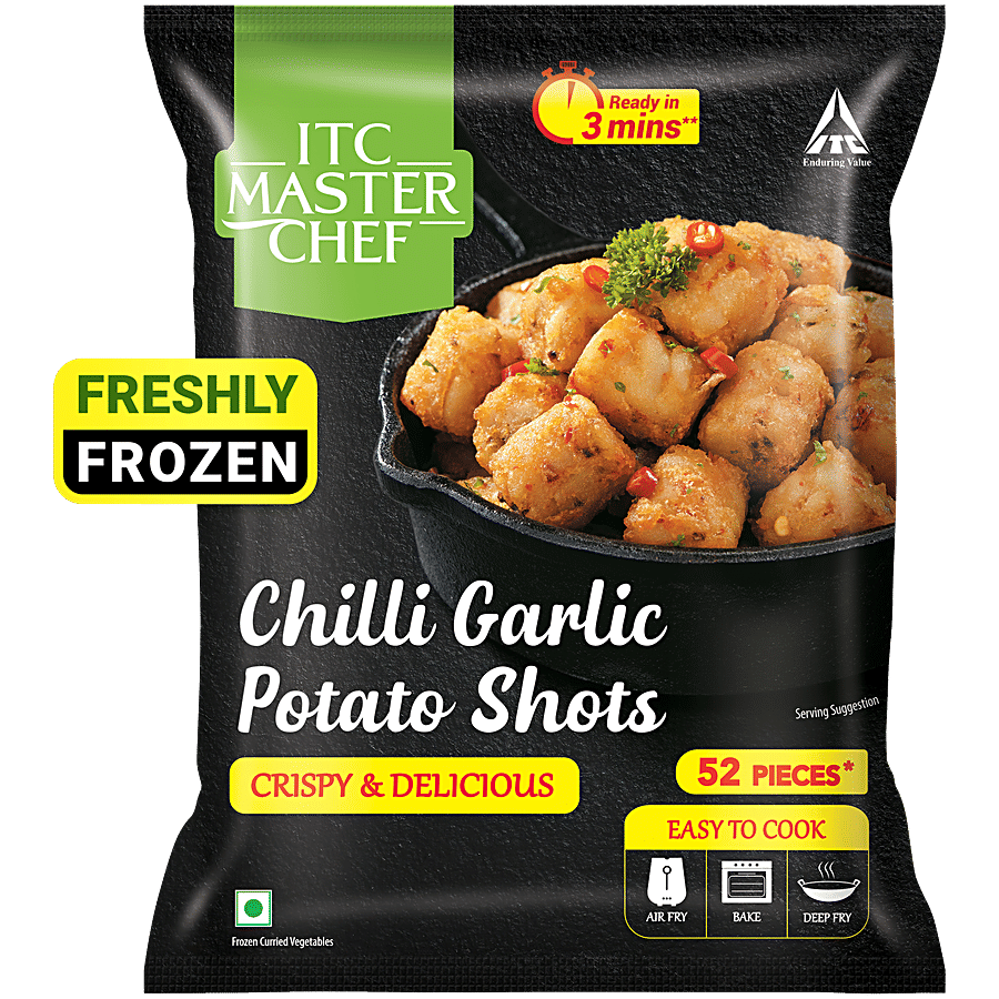ITC Master Chef Chilli Garlic Potato Shots - Frozen Snacks on OZO Mart