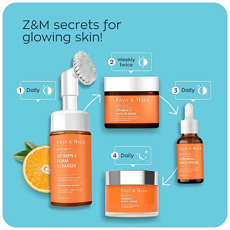 Buy ZM Zayn & Myza Vitamin C Foaming Cleanser - With Built-In Deep
