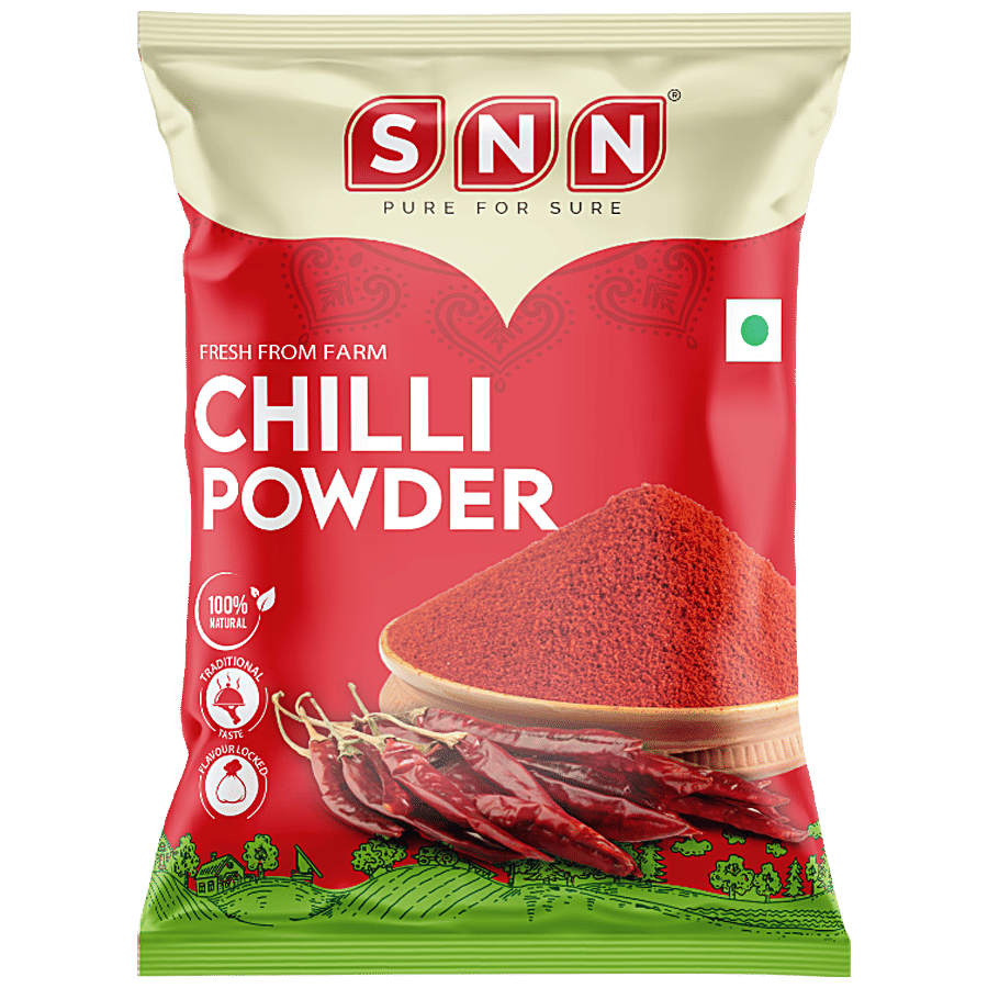 SNN Chilli Powder - Flavourful & Rich Aroma, Fresh From Farm - Powdered Spices on OZO Mart