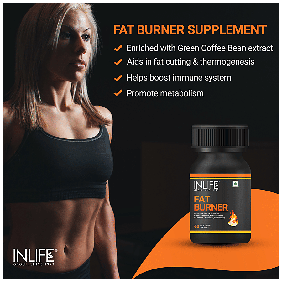 Buy INLIFE Fat Burner Capsules - L-Carnitine, Green Tea, Green Coffee Bean,  For Weight Loss Online at Best Price of Rs 1099 - bigbasket