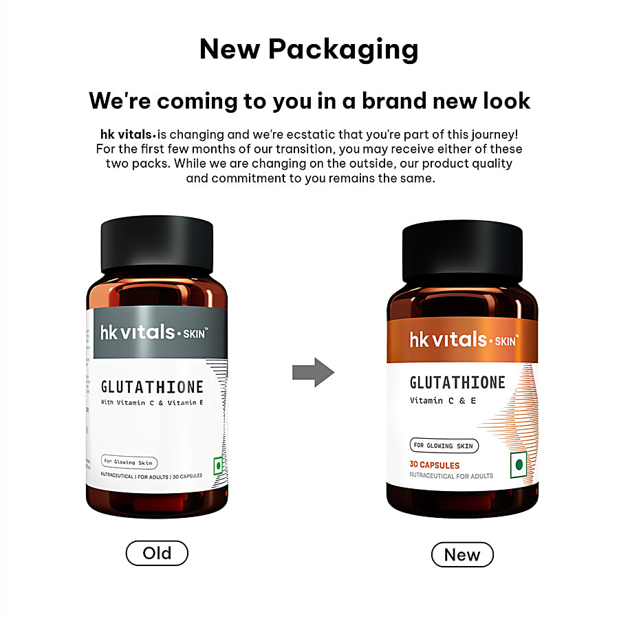 Buy Healthkart HK Vitals Glutathione Capsules - Reduces Wrinkles, Promotes  Skin Growth Online at Best Price of Rs null