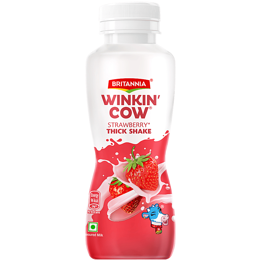 Buy Britannia Winkin Cow Strawberilicious Thick Milkshake Online
