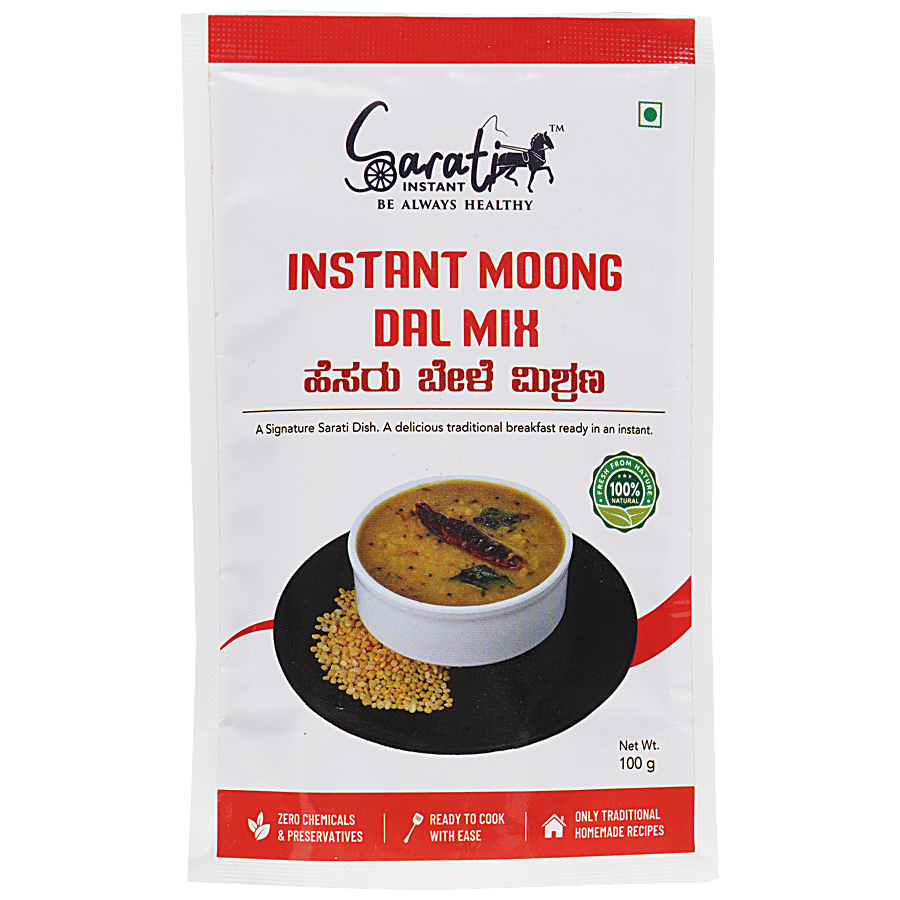 Sarati Instant Instant Moong Dal Mix - Adds Flavour & Taste - Split Lentils (Dal) on OZO Mart