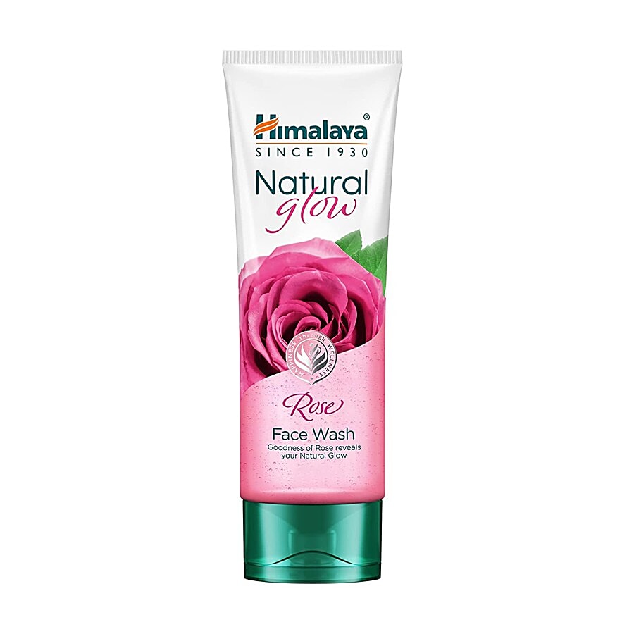 Himalaya Natural Glow Rose Face Wash - Removes Impurities & Dirt - Skin Care on OZO Mart