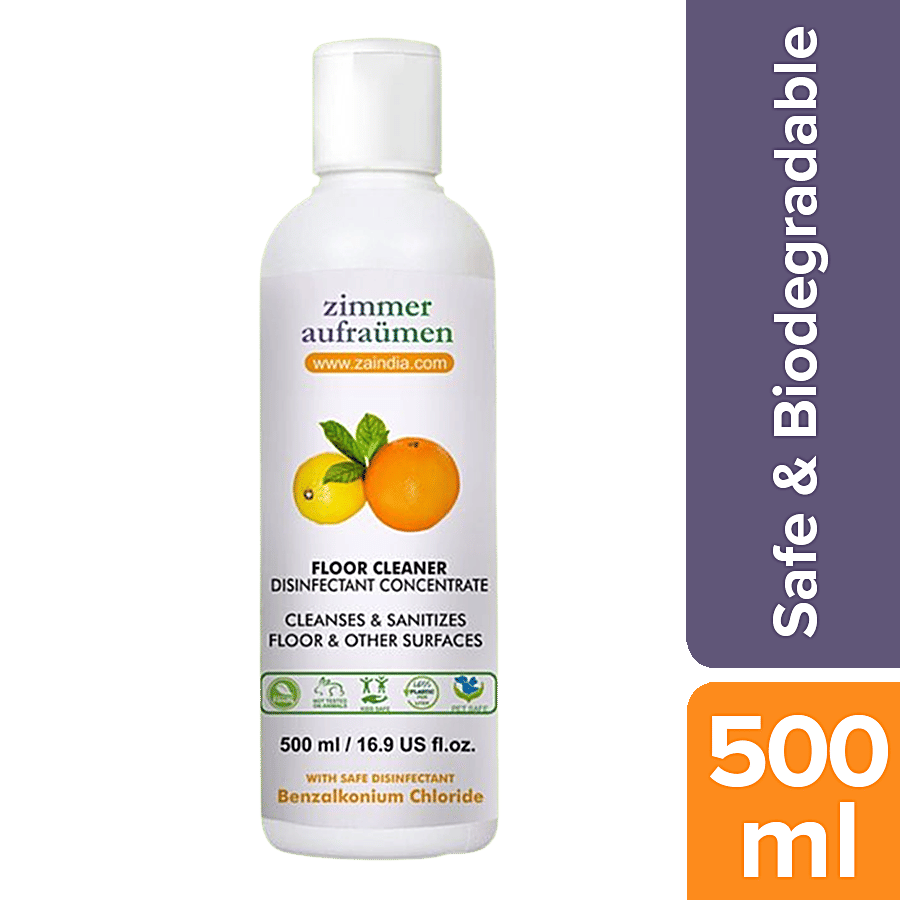 Zimmer Aufraumen Floor Cleaner - Disinfectant Concentrate, Lemon - Floor & Surface Cleaners on OZO Mart