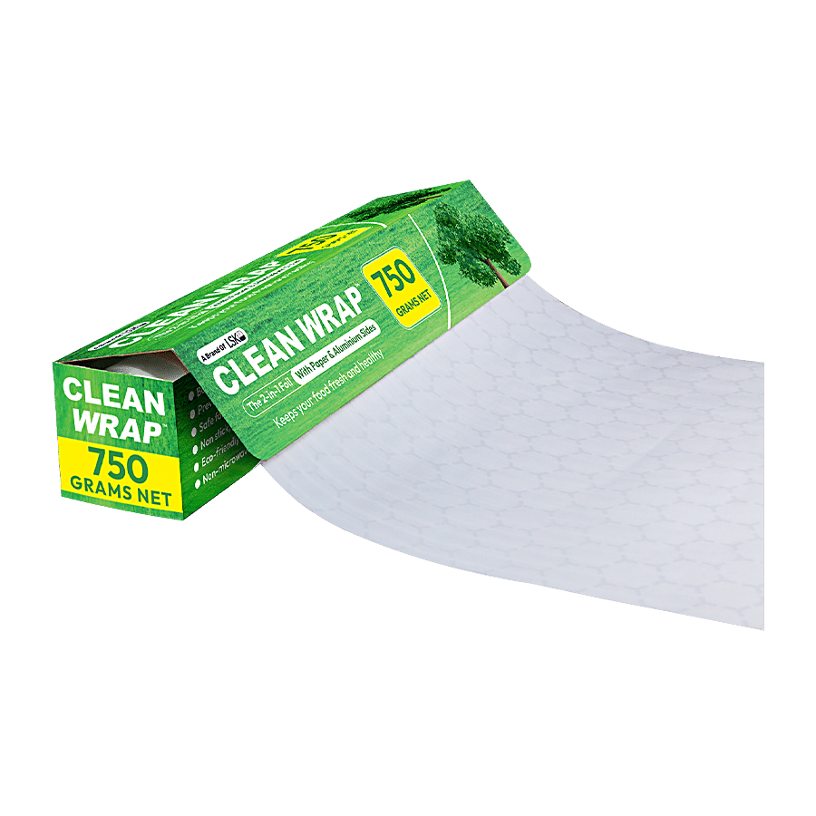Buy Cleanwrap Aluminium + Paper Foil - 43.3 m, Food Grade, Freeze