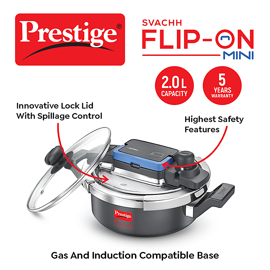 Buy Prestige Svachh Flip-On Mini Hard Anodised Spillage Control