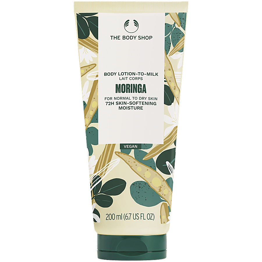 The Body Shop Moringa Body Lotion - Dairy Breakfast on OZO Mart