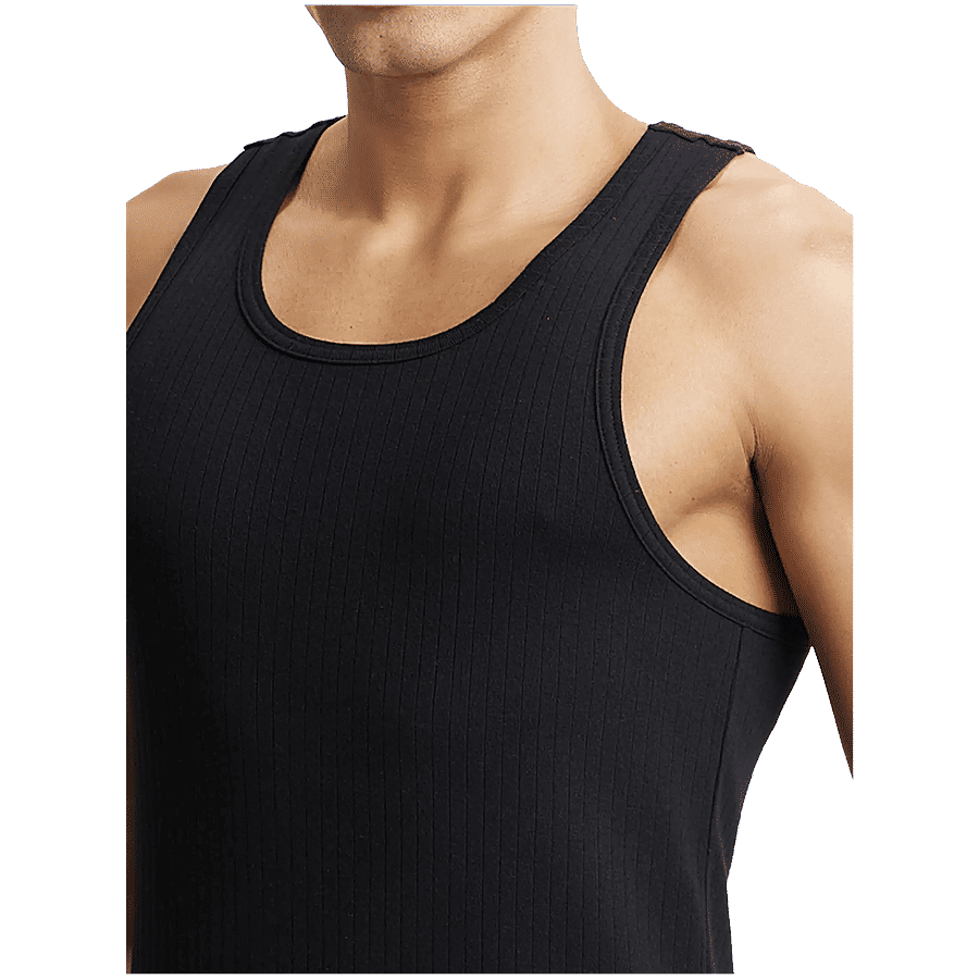 Buy Jockey 9922 Men's Super Combed Cotton Rib Racer Back Styling