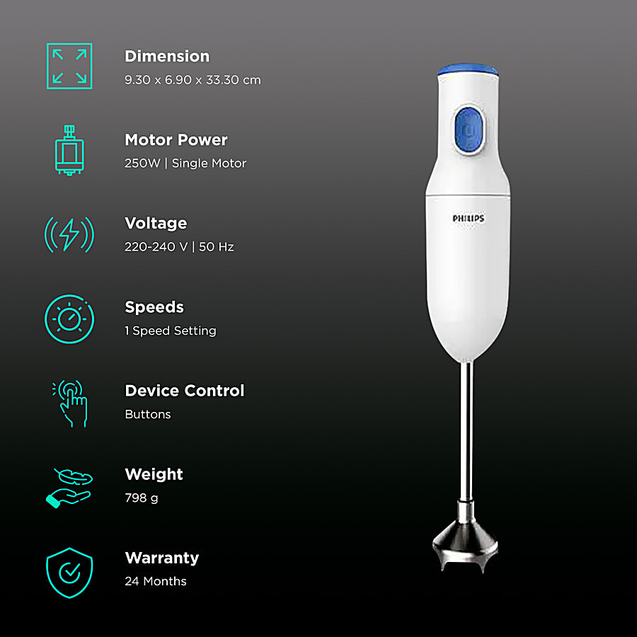 Buy Philips India Daily Collection 250 Watt Hand Blender with