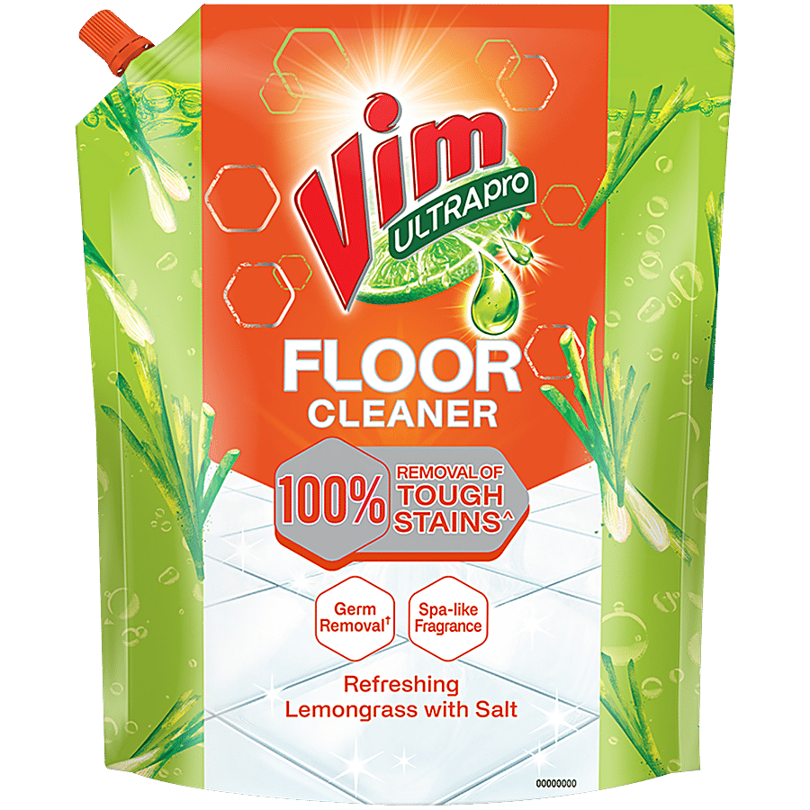 Vim UltraPro Refreshing Lemongrass With Salt Floor Cleaner - Salt & Sugar on OZO Mart