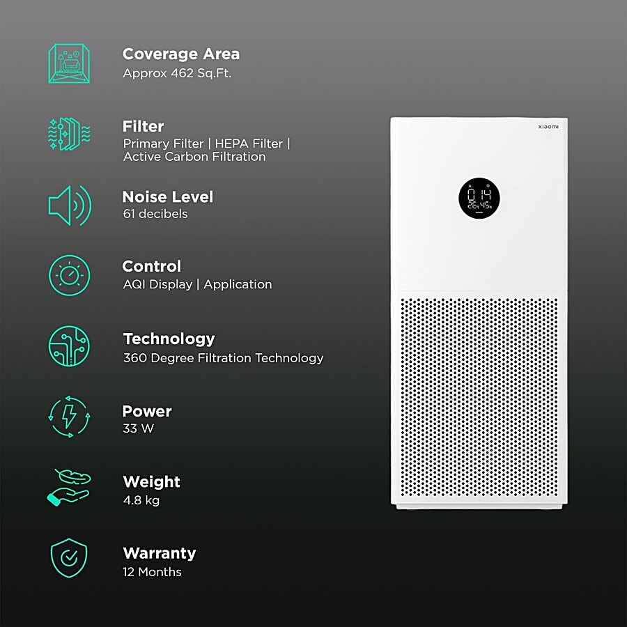 Buy Xiaomi Xiaomi 4 Lite Smart Air Purifier with Remote Control