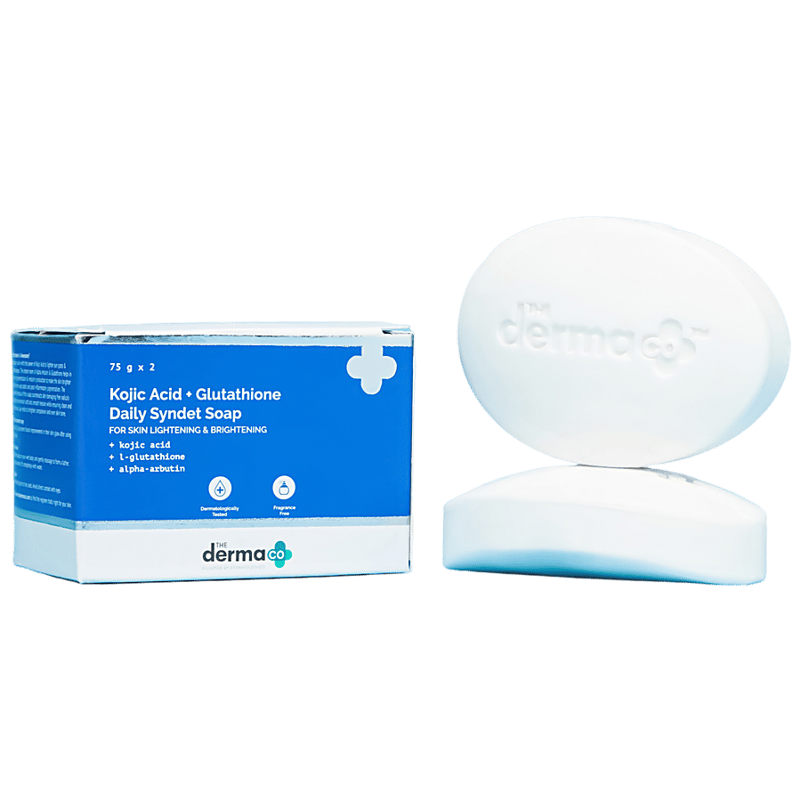 Buy The Derma Co Kojic Acid + Glutathione Daily Syndet Soap Online at Best  Price of Rs 239.4 - bigbasket