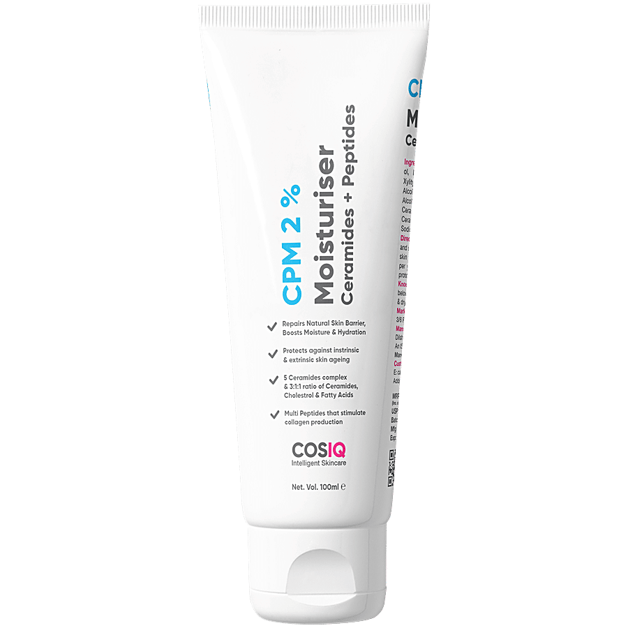COSIQ CPM 2% Ceramides & Peptides Moisturiser - Detergents on OZO Mart