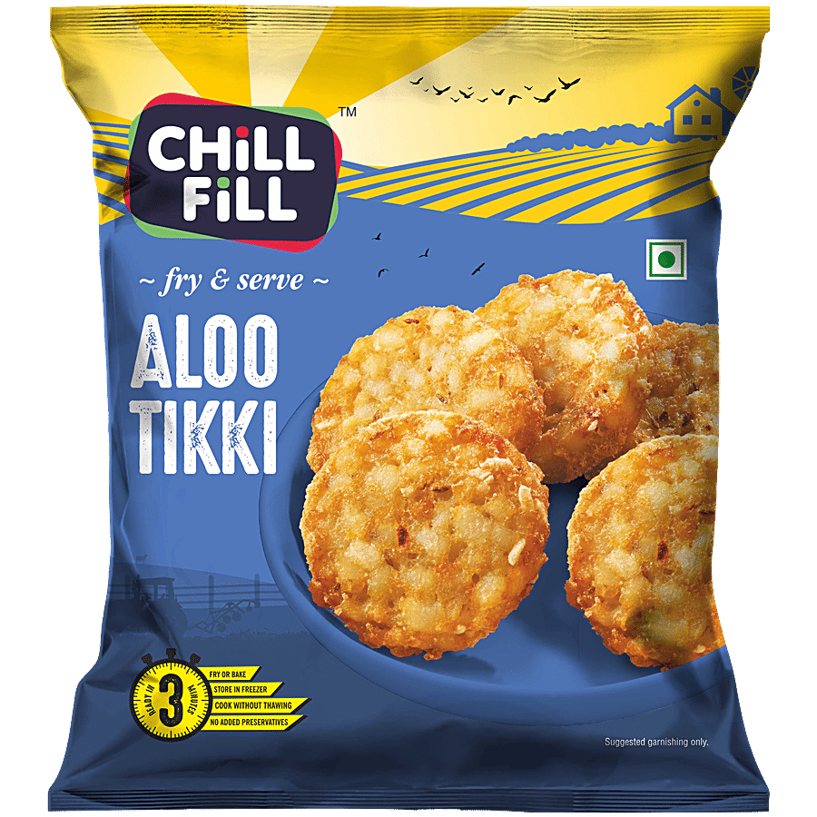 Chillfill Aloo Tikki - Frozen Snacks on OZO Mart
