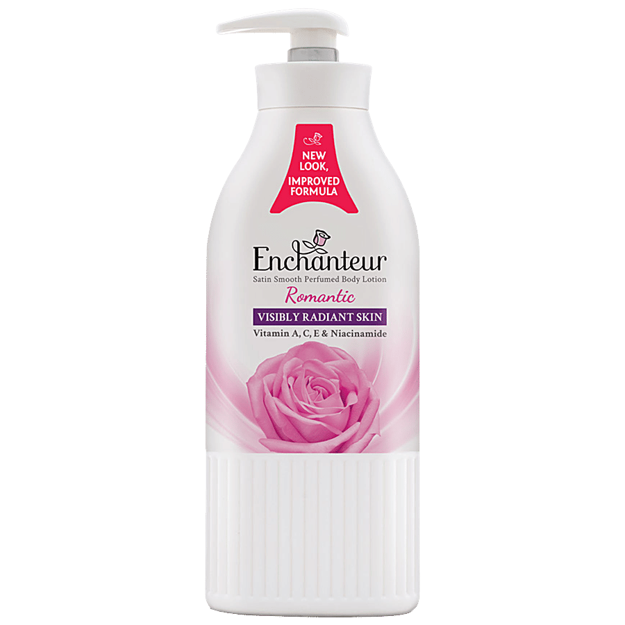 Enchanteur Romantic Satin Smooth Perfumed Body Lotion - Deodorants & Perfumes on OZO Mart