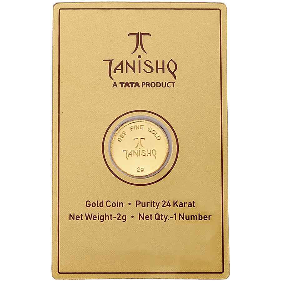 22 Karat Tanishq Gold Biscuit Price Buy Tanishq 22k (916) 10g Gold