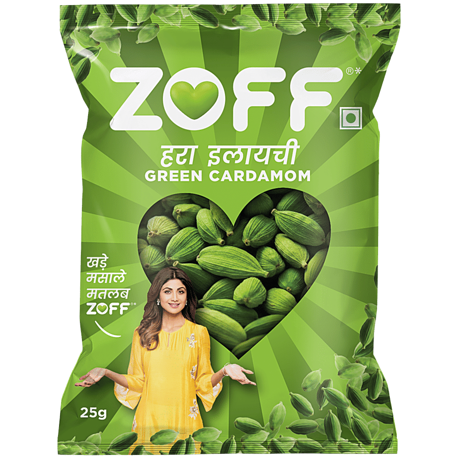 Zoff Green Cardamon Whole - Whole Spices on OZO Mart