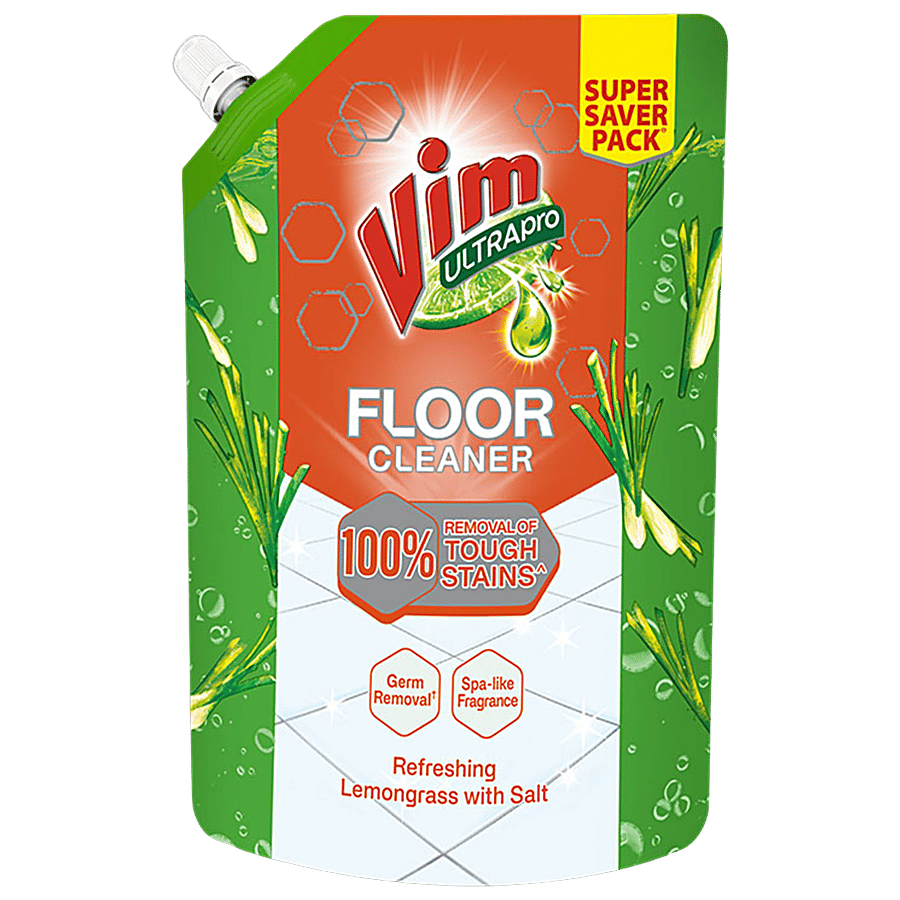 Vim UltraPro Refreshing Lemongrass With Salt Floor Cleaner - Salt & Sugar on OZO Mart