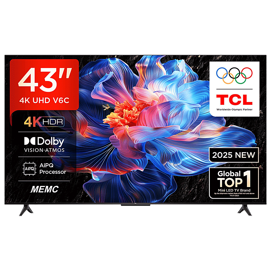 Buy TCL TCL V6C 109 cm (43 inch) 4K Ultra HD LED Smart Google TV