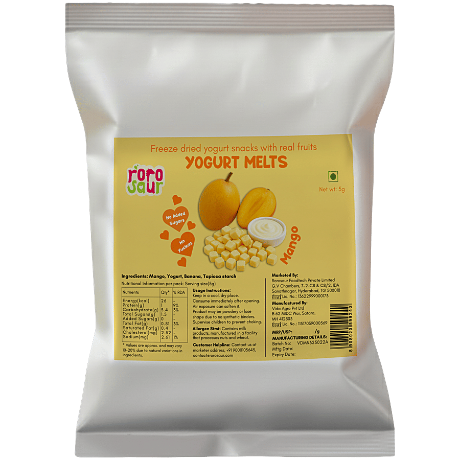 Rorosaur Mango Yogurt Melts - Baby Formula on OZO Mart