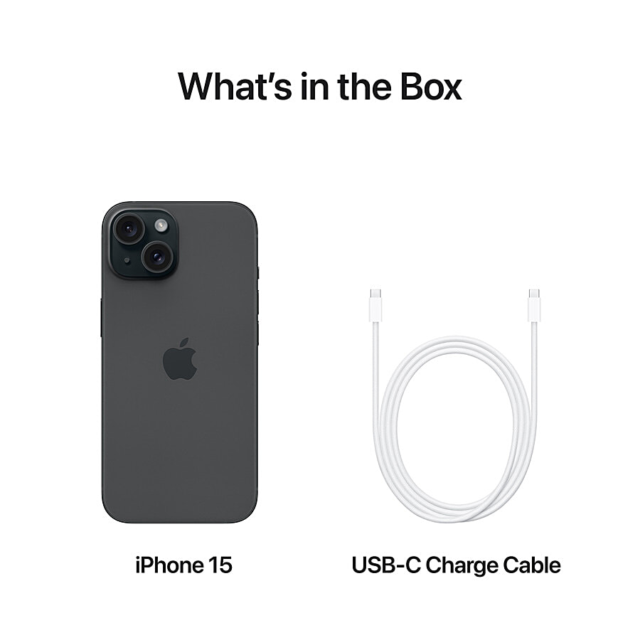 Buy Apple iPhone 15 (128GB, Black) Online at Best Price of Rs