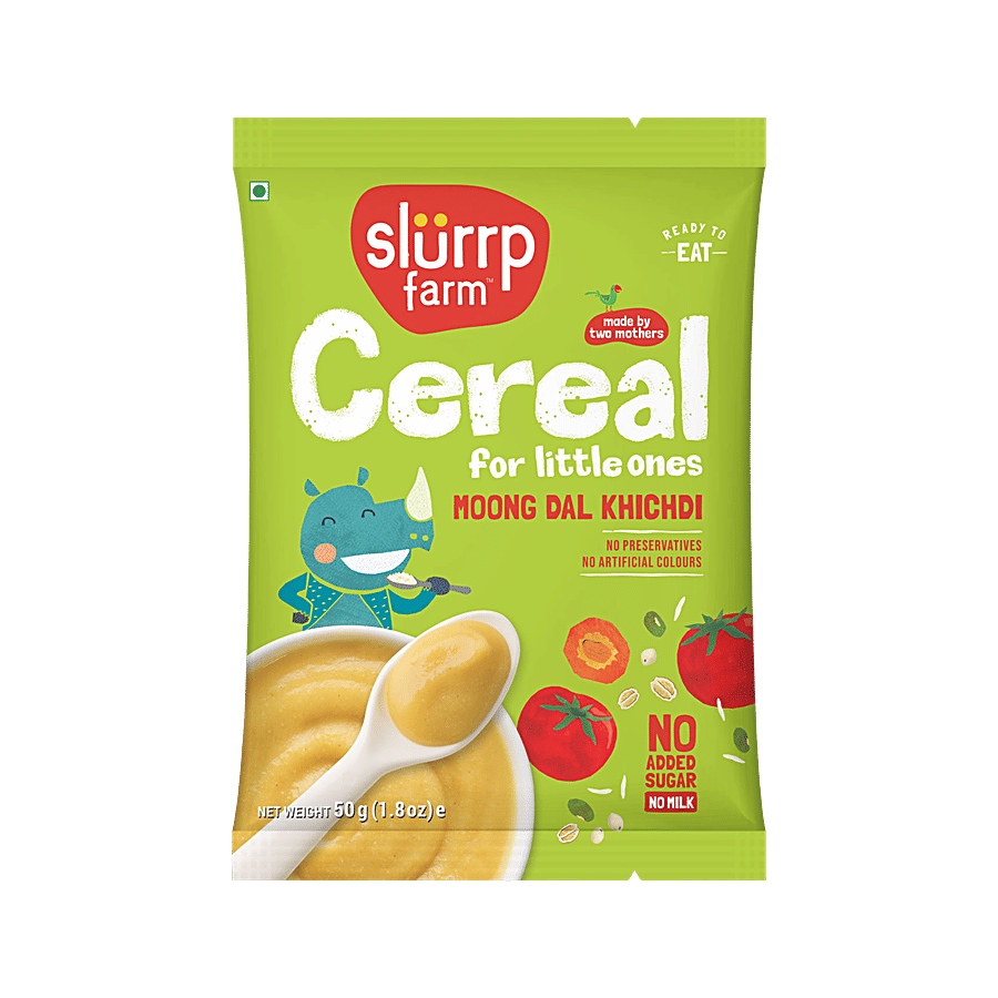 Slurrp Farm Moong Dal Khichdi Cereal For Little Ones - Split Lentils (Dal) on OZO Mart