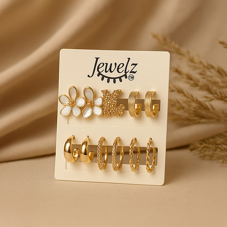 Buy Jewelz Premium Gold-Finish Earrings Collection Online at Best