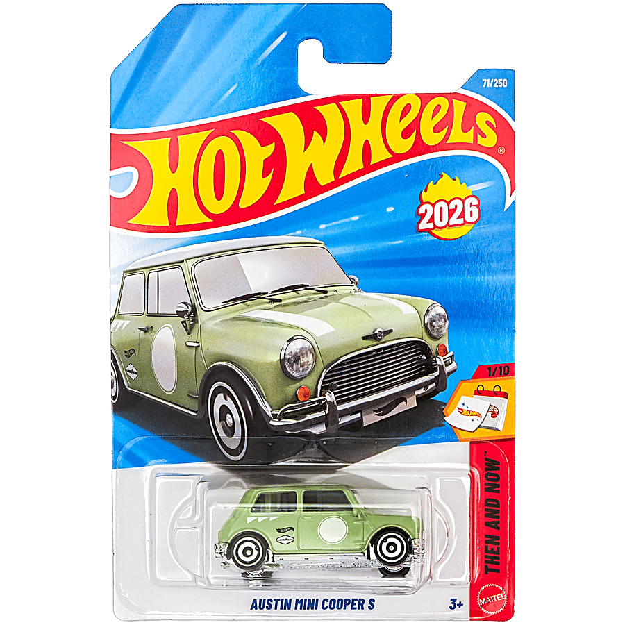 Buy Hot wheels Then & Now Austin Mini Cooper S Toy Car For 3+