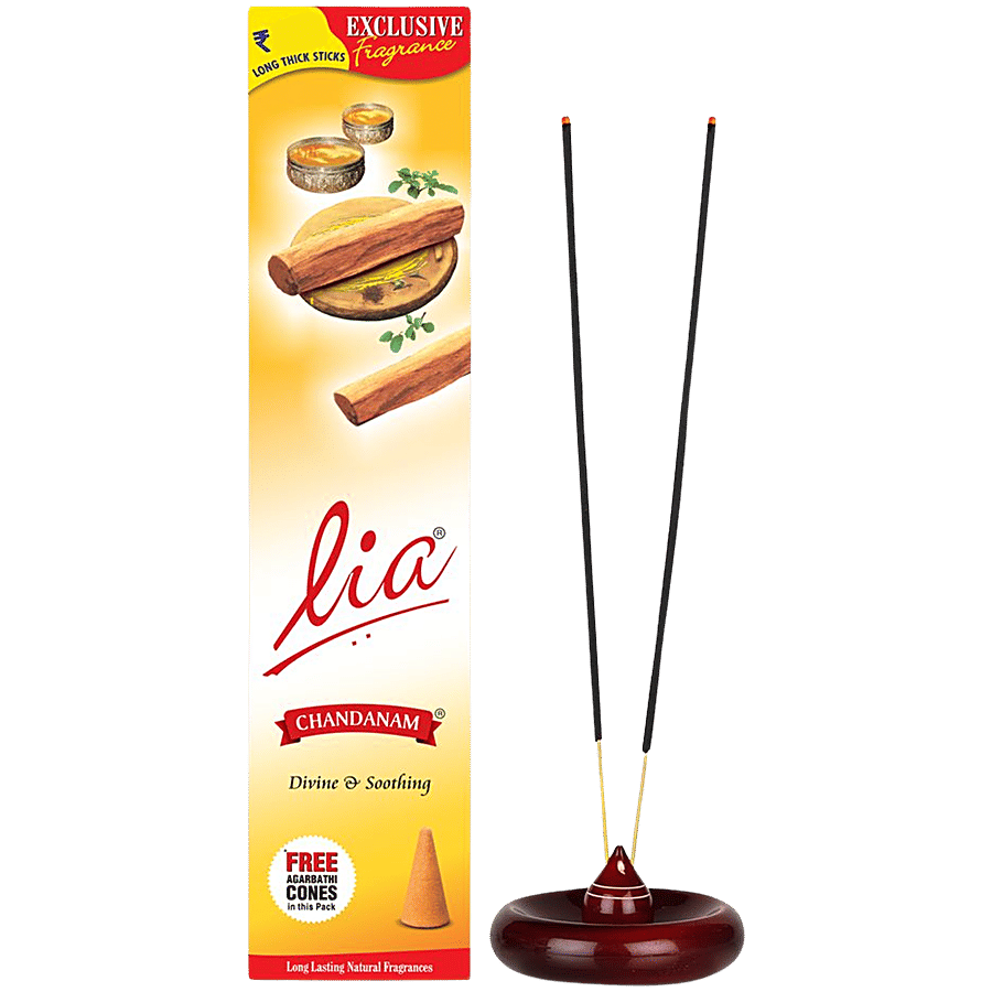 Chandanam Incense Stick/Agarbatti - Provides Long-Lasting Fragrance - Pooja Essentials on OZO Mart
