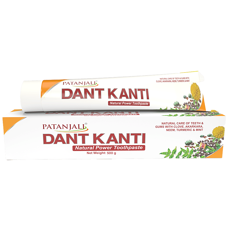 Patanjali Dant Kanti Natural Toothpaste - Dairy Breakfast on OZO Mart